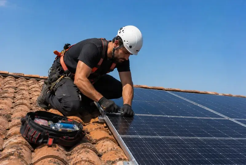 Maintenance et monitoring de panneaux solaires à Uhrwiller